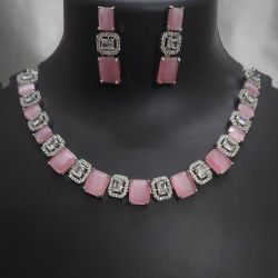 Blush Pink Ad Choker Set