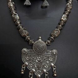 Sulver Oxidized Necklace set