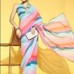 Striped Saree