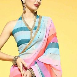 Striped Saree