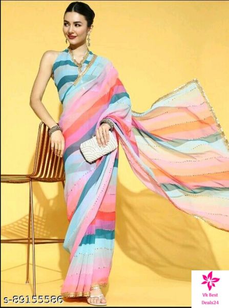 Striped Saree