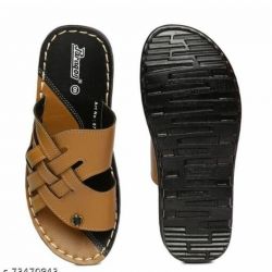 PARAGON VERTEX 6729 TAN MEN SANDEL  Name: PARAGON VERTEX 6729 TAN MEN SANDEL  Material: Synthetic Sole Material: PU Fastening & Back Detail: Slip-On Pattern: Textured Sizes:  IND-6, IND-7, IND-8 Country of Origin: India