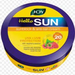 joy hello sun sunblock and anti tan cream review