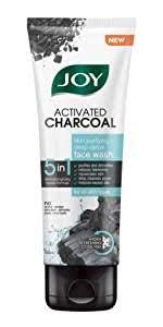 Joy Activated Charcoal Skin Purifying+Deep Detox Face Wash  (100 ml)