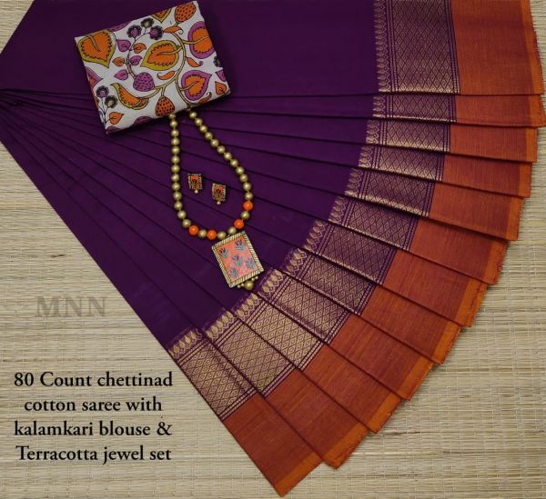 Pure Chettinad Cotton Sarees 