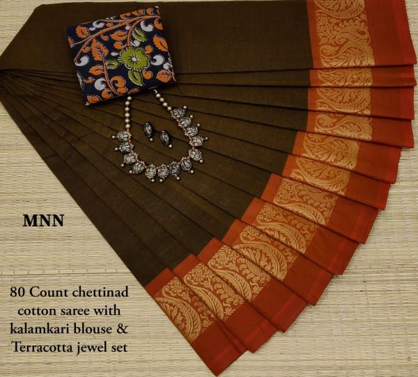 Pure Chettinad Cotton Sarees 