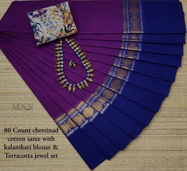 PURE CHETTINADU COTTON SAREES 