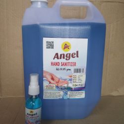 Angel Hand sanitizer 5 Liter with 50ml free