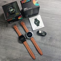 *IN THE  PENDORA  OF  SMARWATCHES  UNFOLDING  THE  GEM  CALLED  FOSSIL  GENRATION 6  2022 EDITION*   _WE  COUNT ON YOU _  *BUILT  IN  ON OFF  LOGO  (NO  CODE NEEDED)*  *METALLIC  ALLOY  BODY  WITH  AMALGAM  OF  MOST  UNIQUE  COLOURS  TILL  DATE *  *PIN  POINT  ACCURATE  WORKING  GPS *  *TRIPPLE  BUTTON  FUNCTIONS  WITH  SCROLL  SAME  AS  ORIGINAL*     *1:1 ANIMATED  CAHRGING  AS  SHOWN IN PICS*   • *Dual Bluetooth Connectivity v4.2 / 3.0*  • *1.3
