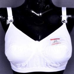 cotton bra white