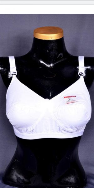 cotton bra white