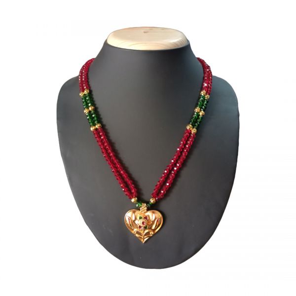 Jaipuri Crystle Beads Necklace 