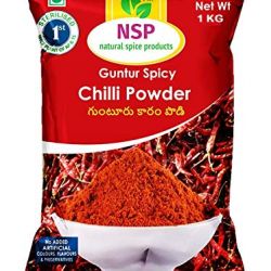 NSP Guntur Spicy Chilli Powder, 100% Pure, 100% Natural, 1kg
