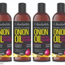 Sandarbh Onion Oil for Hair Regrowth & Hair Fall Control Hair Oil (Multipack : 4)
