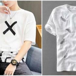 Fashion Globe Best Selling Printed Half Sleeves T Shirt for Man X