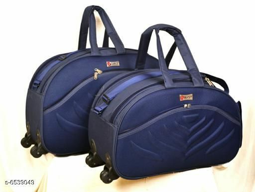 Gorgeous Alluring Travel Duffle Bags Combo (BLUE)