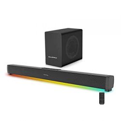 Cloud Walker Soundbar with Subwoofer & LED Lights