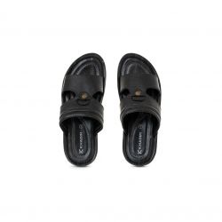 Khadim Black Mule Sandal for Men