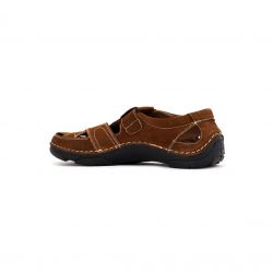 British Walkers Brown Leather Peshawari Sandal for Men