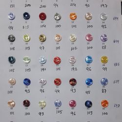  16L OD PLAIN SHIRT BUTTON. 6grs (3mm)