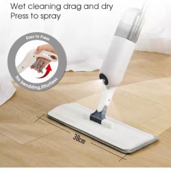 Wet Jet Flat Mop for Wood Floor Kitchen Hardwood Laminate Ceramic Tiles Cleaning Spray Mop