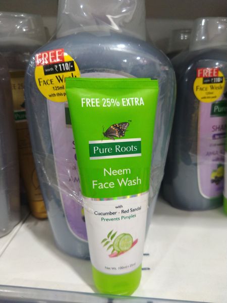 Pure Roots Shampoo + Face Wash 