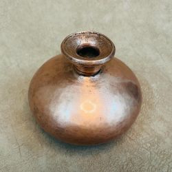 Copper flowerpot 
