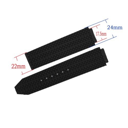 Hublot Big Bang Black Rubber Diver Watch Strap