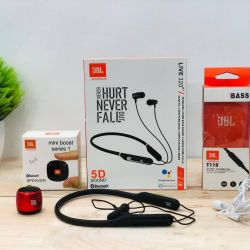 *JBL COMBO*   ✅COMBO ITEMS:-   1) JBL SPEAKER (Quality Sound, Random Colour)  2) JBL Wired Earphone (Random Colour)  3) JBL Neckband (Superb Sound)  *Rate : 1350 free shipping