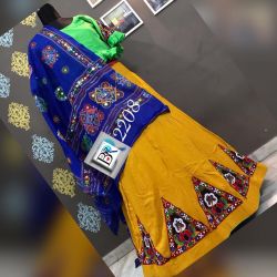 BR  2208  Full ready Stich  Navratri gamthi work lehnga   Note ! (Duptta same Color design mix pattern)  Only *2095 with shipping free* Fast booking limited stock