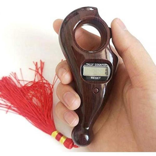 Rotating prayer digital tally counter 