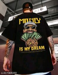 Mens Oversized T-shirt Name: Mens Oversized T-shirt Fabric: Cotton Blend Sleeve Length: Short Sleeves Pattern: Printed Net Quantity (N): 1 Sizes: S (Chest Size: 36 in, Length Size: 27 in)  M (Chest Size: 38 in, Length Size: 28 in)  L (Chest Size: 40 in, Length Size: 29 in)  XL (Chest Size: 42 in, Length Size: 29 in)  XXL (Chest Size: 44 in, Length Size: 30 in)   Country of Origin: India