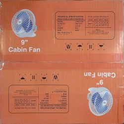 Portable cabin fan 9inc 