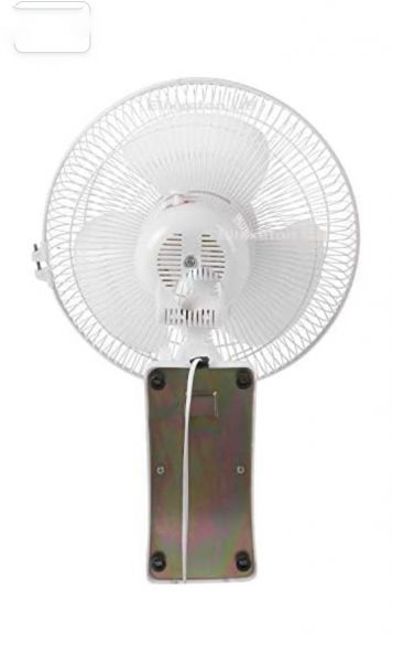 Gatik Neo 400mm Wall Mounted Fan | High-Performance, Wall Fan for Kitchen & Home, Smooth Oscillation, 100% Copper Motor | 3-Speed Control, 2-Year Warranty | (Pack of 1, White Blue)