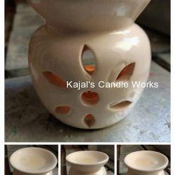 Lemongrass Ceramic Candle Diffuser Gift Set