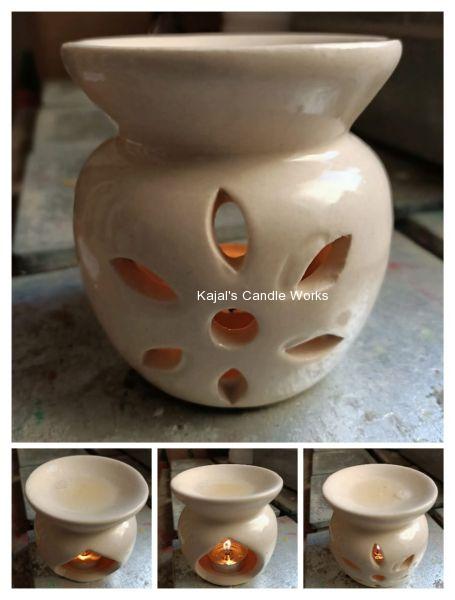 Jasmine Ceramic Candle Diffuser Gift Set