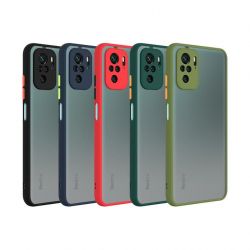 Smoke Silicone Redmi Note 10/10S Back Cover