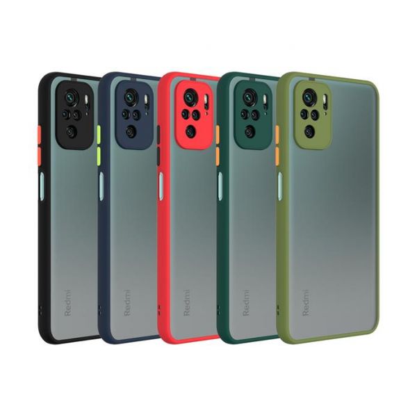 Smoke Silicone Redmi Note 10/10S Back Cover