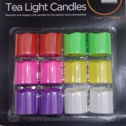 Multi Color changing candle light 1 pcs