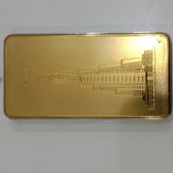 Burj khalifa engraved golden color unique style cigarette lighter