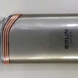 Silver color vintage style cigarette lighter