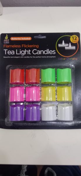 Multi Color changing candle light 1 pcs