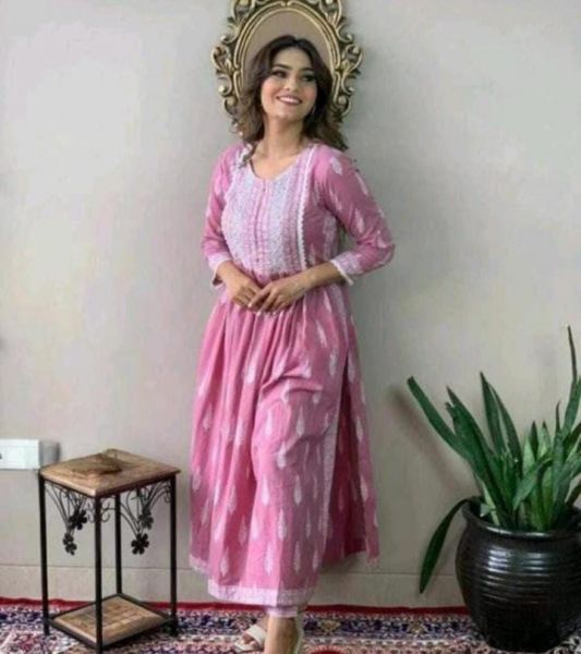 Silk kurta with dupatta 