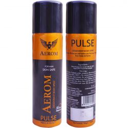 Aerom Pulse Deodorant Body Spray For Men, 150 ml (Pack of 1)