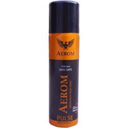 Aerom Pulse and Ruby Deodorant Body Spray For Men and Women, 300 ml (P