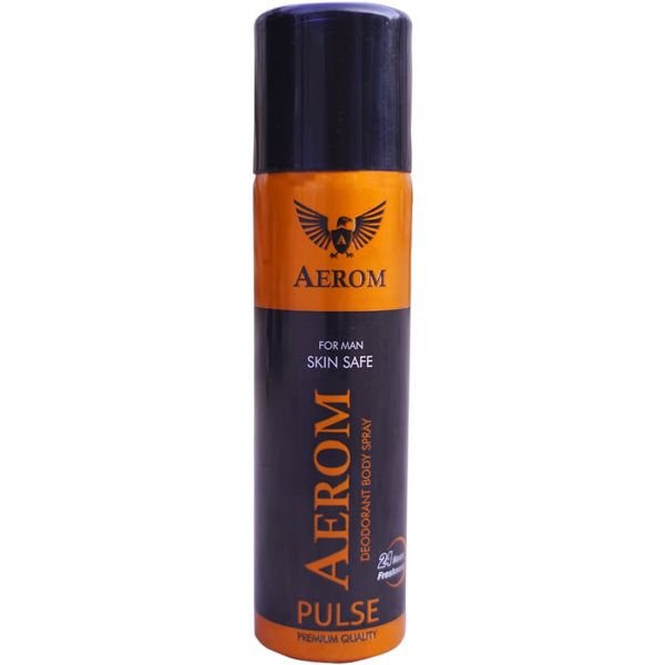 Aerom Pulse Deodorant Body Spray For Men, 150 ml (Pack of 1)