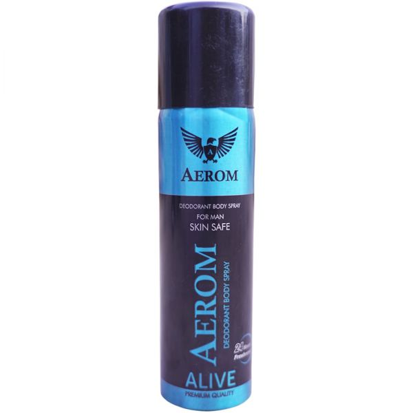 Aerom Alive and Game Deodorant Body Spray For Men, 300 ml (Pack of 2)