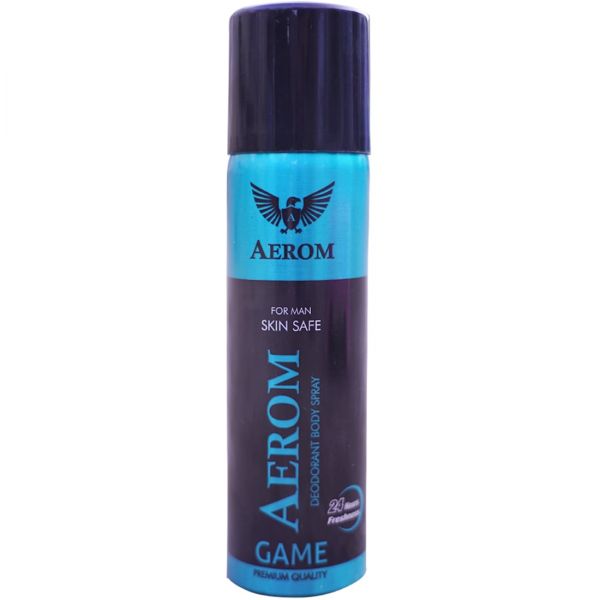 Aerom Alive and Game Deodorant Body Spray For Men, 300 ml (Pack of 2)