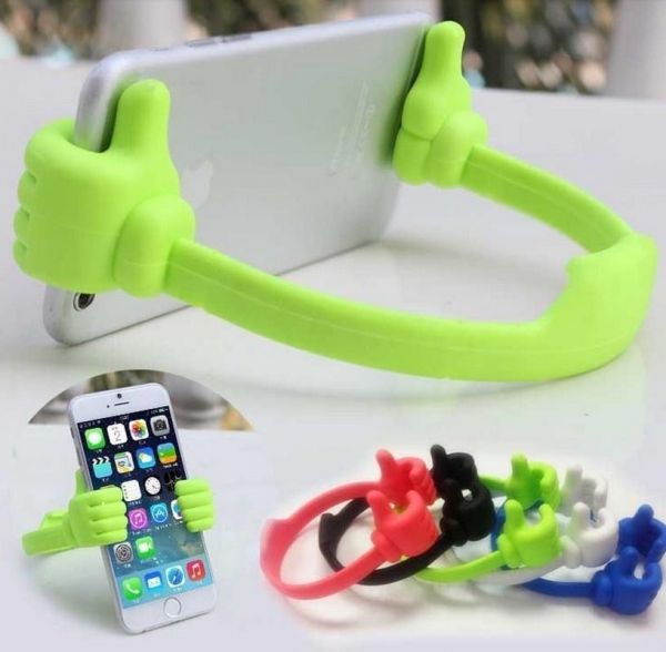 Originality Mobile Phone Holder Thumbs Modeling Phone Stand Bracket Holder Mount for IPhone6 Samsung Cell Phone Tablets