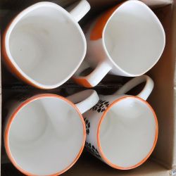 Classic Coffee Mugs & Milk Jugs (4 Pcs set) 